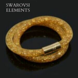 yzWG[EANZT[ lbNXuXbgXtXL[RGcX^[_XgS[fWbracelet collier 2 en 1 swarovskiRelements stardust resine dore or top qualite