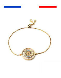 yzWG[EANZT[ uXbgCXg[^CvKgR^CK[?? bracelet mauvais ?il rond strass type yoga tigre turc pour femme