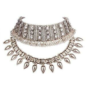 yzWG[EANZT[ ^pNrbOt@bVXfN[y_cyRA[gWG[metal punk gros mode ras du cou pendantes perle collier bib retro bijoux