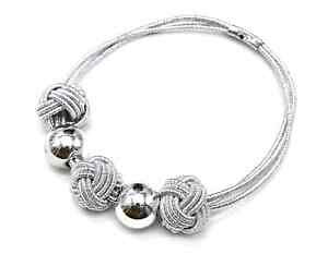 yzWG[EANZT[ C[{[vXg}`R[hlbNXcc1865e collier plastron multi cordons avec noeuds fil brillant et boules m