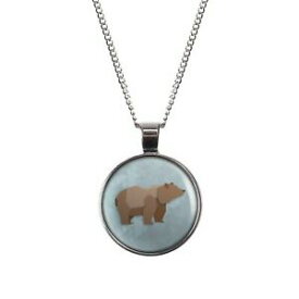 【送料無料】ジュエリー・アクセサリー マイレリーネックレスモチーフベアブラウンシルバーブロンズmylery collier avec motif ours brun ours origami argent ou bronze 28mm