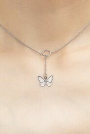 【送料無料】ジュエリー・アクセサリー ブランデーメルヴィルシルバーバタフライサークルファッションコリアーbrandy melville argent butterfly cercle mode collier nwt