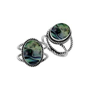 yzWG[EANZT[ Vo[X^[OI[oVFCvOI[VFargent sterling forme ovale bague avec coquille dormeau ar6212ab203cm