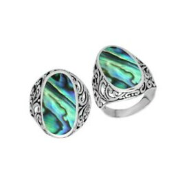 【送料無料】ジュエリー・アクセサリー シェルシルバーリングbague en argent avec coquille dormeau ar1087ab203cm