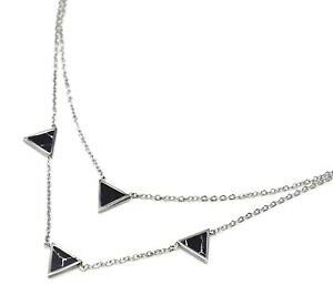 yzWG[EANZT[ `[gCAOVo[X`[_u`F[J[cc2802e collier double chaine acier argente avec charms triangles effet mar