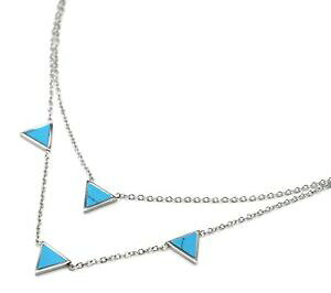 yzWG[EANZT[ `[gCAOVo[X`[_u`F[J[cc2803e collier double chaine acier argente avec charms triangles effet mar