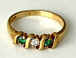 �y���������z�W���G���[�E�A�N�Z�T���[ �����O���B���e�[�W���b�L�p���`petite bague vintage plaque or poinconne et grave etat neuf 52 52 12