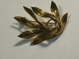 �y���������z�W���G���[�E�A�N�Z�T���[ �W���G���[���b�L�u���[�`bijoux broche plaque or bon etat 9439