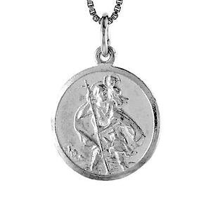 yzWG[EANZT[ Vo[}bVtZgNXgt@[_y_gubNC`C^A{bNXargent massif saint christopher medaille pendentif breloque,18 italien b