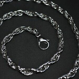 �y���������z�W���G���[�E�A�N�Z�T���[ �C�m�b�N�X�����Nacier inox collier maillon de chaine en 56 cm 5mm fort k17