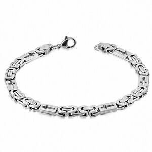 �y���������z�W���G���[�E�A�N�Z�T���[ �X�e�����X���u�X�^�[�N���[�N���[�u���X���b�g���C��6mm en acier inoxydable fermoir pince de homard fermeture decoupe bracelet maill