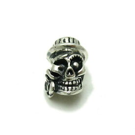 【送料無料】ジュエリー・アクセサリー ローズエンプレスビーズスターリングシルバーsterling silver pendant solid 925 bead skull with rose pe001105 empress