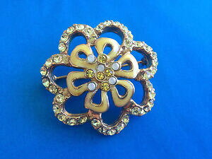 yzWG[EANZT[ CTxu[`oC~[[tXt`u[`broche doree par isabelle de millery france french brooch