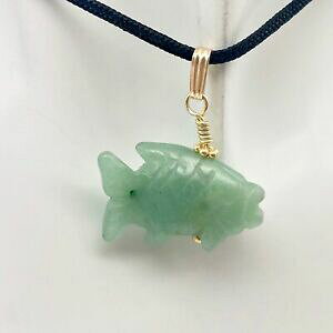 yzWG[EANZT[ XC~Ax`tBbVRCS[hy_gswimmin aventurine poisson koi 14kgf pendentif or