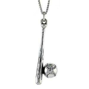 �y���������z�W���G���[�E�A�N�Z�T���[ �V���o�[�X�^�[�����O�V���[���X���C�X�y���_���g�u�����b�N�C�^���Aargent sterling chauvesouris amp; baseball pendentif breloque,18 italien