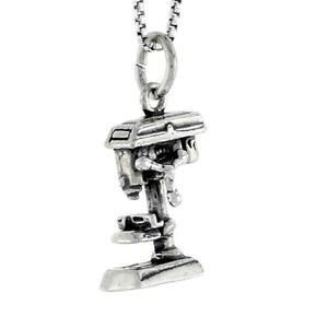 �y���������z�W���G���[�E�A�N�Z�T���[ �V���o�[�X�^�[�����O�h�����v���X�y���_���g�u�����b�N�C�^���A�{�b�N�Xargent sterling perceuse presse 3d pendentif breloque,18 italien boite