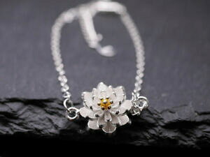 yzWG[EANZT[ [^XVo[uXbglotus bracelet 925er argent