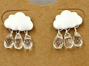 �y���������z�W���G���[�E�A�N�Z�T���[ �O�[�W����goujon nuage avec gouttes de pluie dreamy cloud fille rain