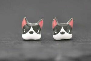 yzWG[EANZT[ t`uhbOCOCANfrancais bouledogue boucles doreilles en acrylique