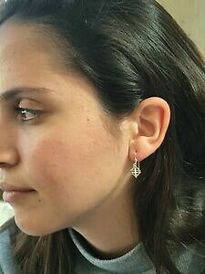 �y���������z�W���G���[�E�A�N�Z�T���[ �����J�o�C�������O�X�^�[�����O�V���o�[�^�C�j�[�����J�o�`���[�����_���J�o���W���G���[merkaba earrings sterling silver tiny merkava charm jewish kabbalah jewelry