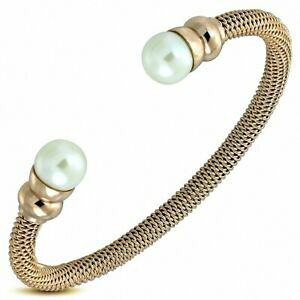 yzWG[EANZT[ J[bLEhjbgXeXgNJtuXbgbracelet manchette torc en maille ronde en acier inoxydable plaque de couleur av