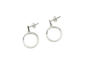 �y���������z�W���G���[�E�A�N�Z�T���[ �C�������O�y���_���g�o���T�[�N���R���^�[�V���o�[�A�x�j���[bo1277e boucles doreilles pendantes barre et cercle contour argent 925 ave