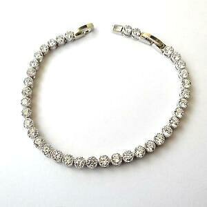 yzWG[EANZT[ ubJejXEI[iJ[AWFgWRjrALbracciale tennis uomo donna colore argento zirconi bianchi 17,5 19,5 cm 32 p