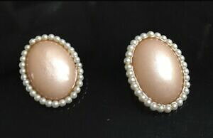 �y���������z�W���G���[�E�A�N�Z�T���[ �r�[�Y�C�������Oboucles doreilles forme ovale decores de petites perles