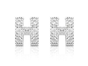 �y���������z�W���G���[�E�A�N�Z�T���[ �I���b�L�[�j���^�C�j�c�B�A�[���A���W�F���g�R���p���F�W���R�j�`�E�X���y���morecchini lettera iniziale h argento 925 con pave zirconi chiusura perno mm 6