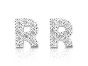 �y���������z�W���G���[�E�A�N�Z�T���[ �I���b�L�[�j���^�C�j�c�B�A�[���A���W�F���g�R���p���F�W���R�j�`�E�X���y���morecchini lettera iniziale r argento 925 con pave zirconi chiusura perno mm 6