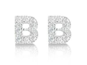 �y���������z�W���G���[�E�A�N�Z�T���[ �I���b�L�[�j���^�C�j�c�B�A�[���A���W�F���g�R���p���F�W���R�j�`�E�X���y���morecchini lettera iniziale b argento 925 con pave zirconi chiusura perno mm 6