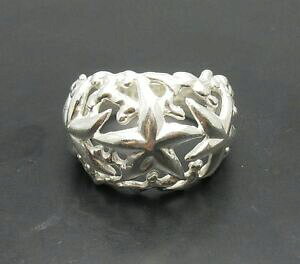 �y���������z�W���G���[�E�A�N�Z�T���[ �X�^�[�����O�V���o�[�����O�\���b�h�V�[�X�^�[�T�C�Ysterling silver ring solid 925 sea star size 410