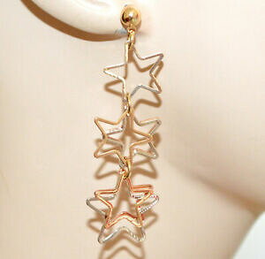 yzWG[EANZT[ IbL[jVIhXebhiAWFgI[UhgyfeBCOorecchini ciondoli stelle donna argento oro rosa dorato pendenti earrings g