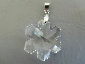 yzWG[EANZT[ Xm[t[Ny_gKXzCgNX^Xm[t[Npendentif flocon de neige verre cristal blanc transparent snowflake pendant
