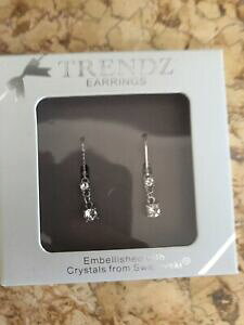 yzWG[EANZT[ XtXL[NX^S[hC{bNXcret boucles doreillle cristal swarovski neuf scelle