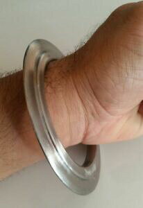 【送料無料】ジュエリー・アクセサリー サルブローピュアアシエアイアンリセチャクリカダシークシンブリングウォリアーカラsarbloh pure acier iron lisse chakri kada sikh singh is bling guerrier kara d12a