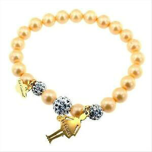 yzWG[EANZT[ ub`[GXeB{J[YRp[Reibs[iGNX^bracciale elastico le carose brspr12 con perle colorate nappina e cristalli