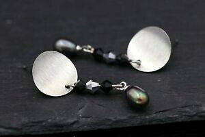 yzWG[EANZT[ KXp[XC[gEH[^[p[X^bhgoujon onear avec perles en verre et perle deau douce