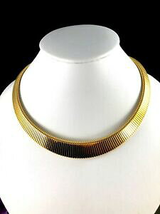 yzWG[EANZT[ Be[WluAggS[fKXpCvJ[J[fabuleux vintage signe monet brillant ton dore gas tuyau collier col