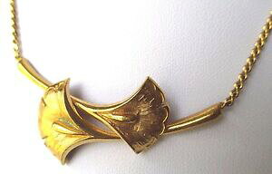 yzWG[EANZT[ gA[fRWGlbNXfBGJ[collier bijou retro art deco fleur finement travaillee couleur or rhodie 354