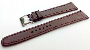 �y���������z�W���G���[�E�A�N�Z�T���[ �N���V�b�N�{���h�[���f���g�J�Q�E�H�b�`bracelet montre en lezard modele classique bordeaux18mm
