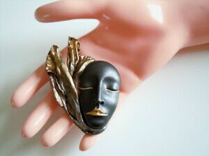 yzWG[EANZT[ OhZ~bNXJ[jo}XNu[`xl grand ceramique broche masque carnaval 33,3 g8,0 x 5,8 cm