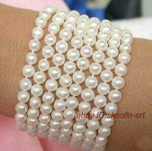 �y���������z�W���G���[�E�A�N�Z�T���[ �u���X���b�g�J���`���[�r�[�Ynature 78mm,bracelet,8 rangee, blanc, perle de culture, 18cm