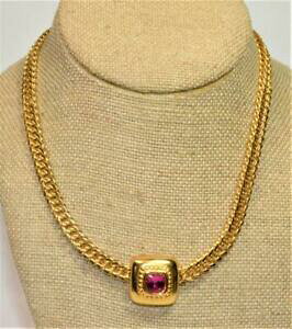 yzWG[EANZT[ TClS[f[YXgXlbNXsigne monet dore rose strass 419cm collier