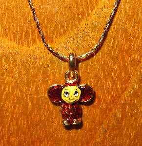 yzWG[EANZT[ VAGiJ[`FuVJS[f`F[collier email sans oeuf russe authentique cheburashka topple dore chaine