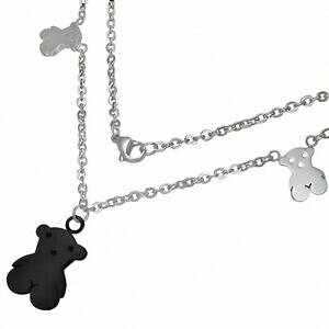 �y���������z�W���G���[�E�A�N�Z�T���[ �X�e�����X�l�b�N���X���u�X�^�[collier en acier inoxydable argente avec fermoir pince de homard et breloque our