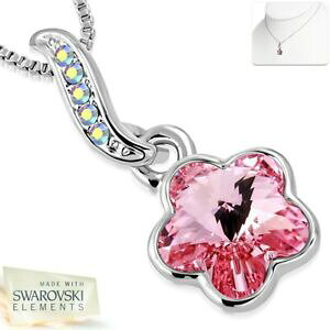 yzWG[EANZT[ [Y[YNX^zCgS[hxjlbNXalliage placage a lor blanc et collier de fleurs avec cristaux de rose rose