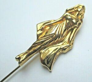 yzWG[EANZT[ AnbgssbNlN^CBe[WS[hA[fRrare pic epingle a chapeau cravate bijou vintage couleur or femme art deco 5135