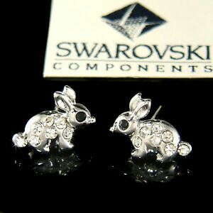 yzWG[EANZT[ fP[gETMNX^XtXL[C[X^[ETMCOdelicat lapin ~ avec cristal swarovski paques mignon lievre boucles doreilles