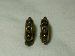 yzWG[EANZT[ Be[W_jYoWFXNbvICOvintage moderniste rebajes cuivre clipon boucles doreilles